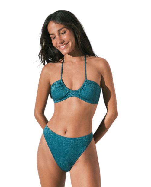 Top de Bikini Women Secret azul para mujer