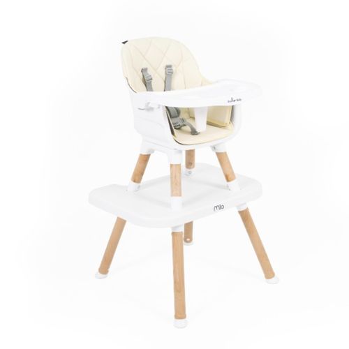 Silla de comer Premium Baby Mila 6 en 1 beige para bebé