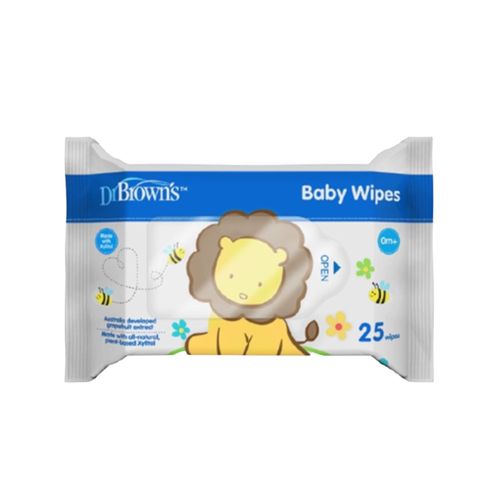 Toallas humedas Dr. Brown's paquete de 25 unidades