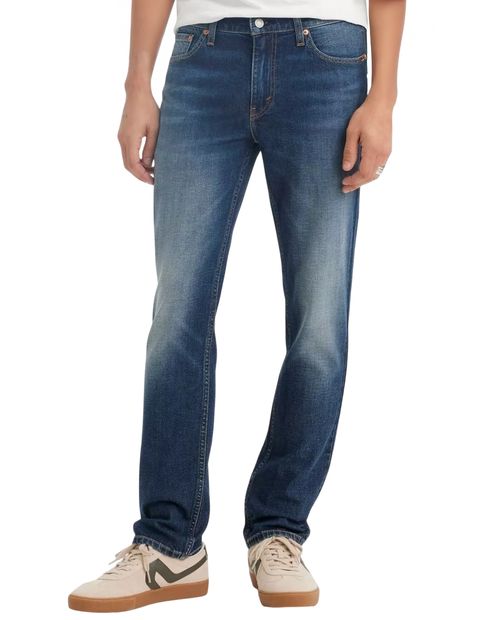 Jeans Levi's 511 slim fit azul denim lavado para hombre