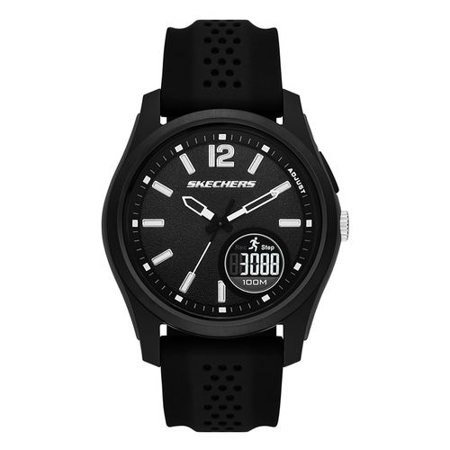 Reloj Skechers análogo digital de resina negra para hombre