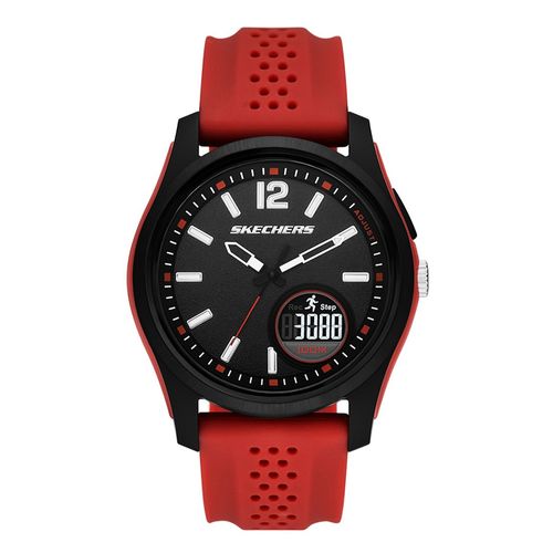 Reloj Skechers análogo digital de resina rojo para hombre