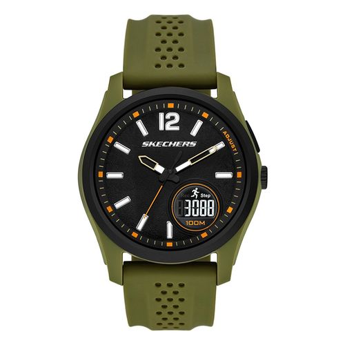 Reloj Skechers análogo digital de resina verde para hombre