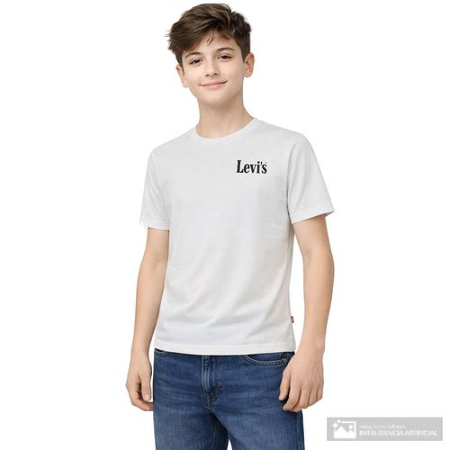 Camiseta beige estampada Levi's para niño