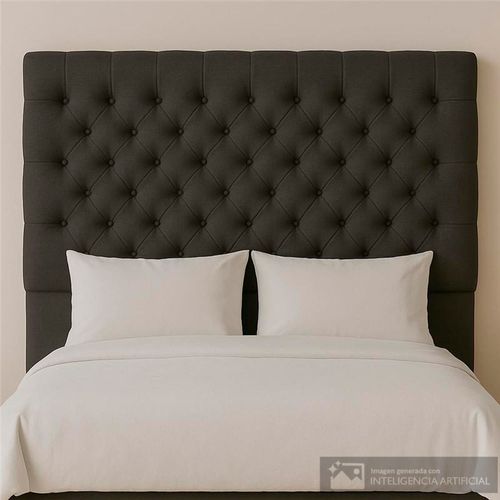 Respaldo queen capitoneado Berlin