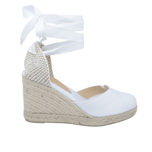Zapato alpargata casual Chardi color blanco para mujer