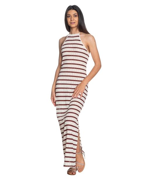 Vestido Only maxi rayado sin mangas para mujer