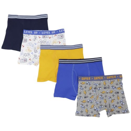 Set de 5 bóxers multicolor para niño