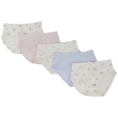 Set de 5 bloomers multicolor para niña