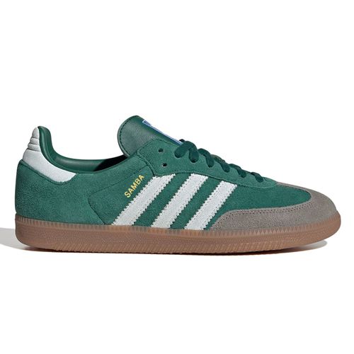 Zapato Adidas Originals Samba OG deportivo casual verde para hombre