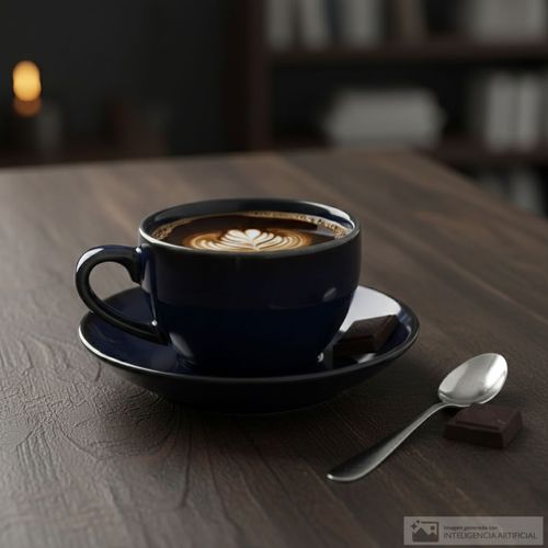 Set de taza con plato de cerámica 320 ml