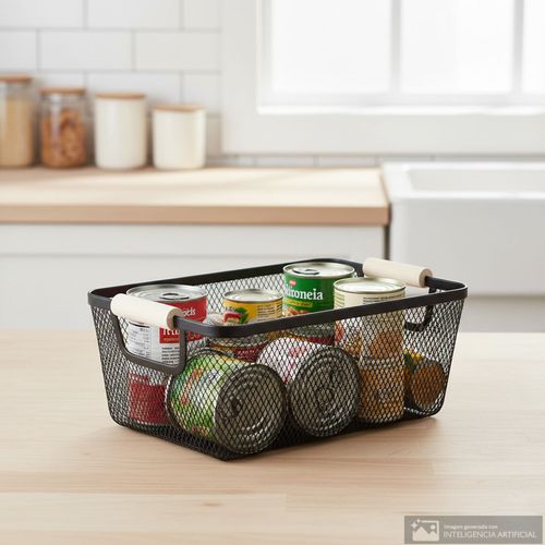 Cesta de hierro para usos varios 30x20.5 cm