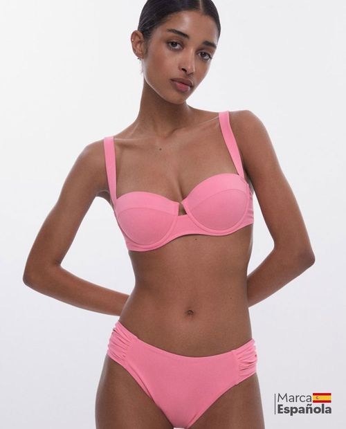 Top de Bikini Sfera rosado para mujer