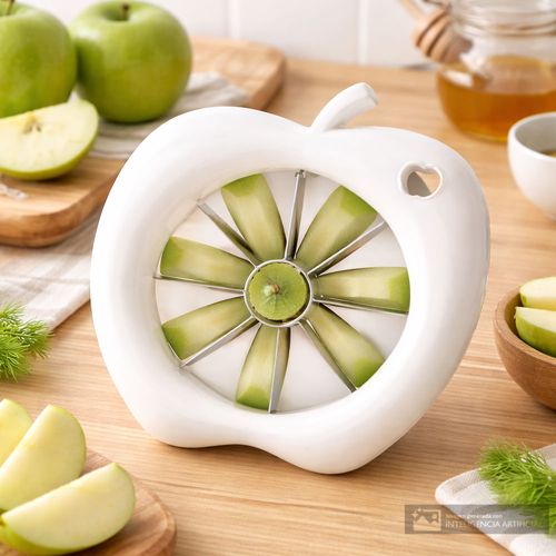 Cortador de acero inoxidable para manzana 14 cm
