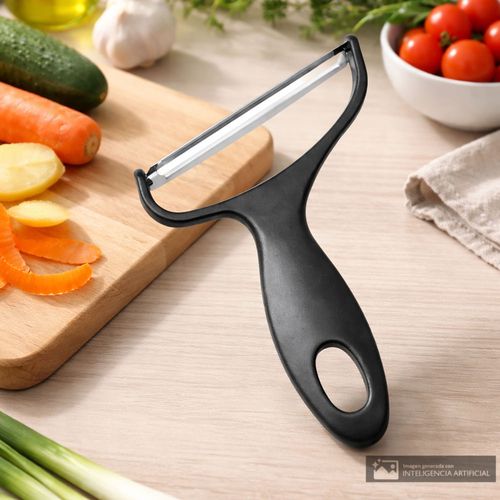 Pelador de acero inoxidable 17 cm