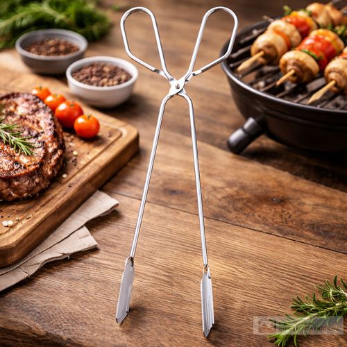 Pinza de acero inoxidable para comida 30 cm