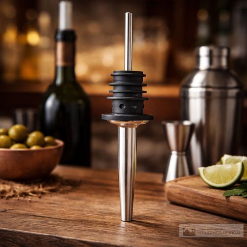 Tapón de acero inoxidable para botella de vino 10.5 cm