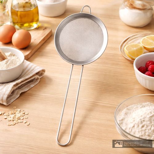Colador de acero inoxidable 12 cm