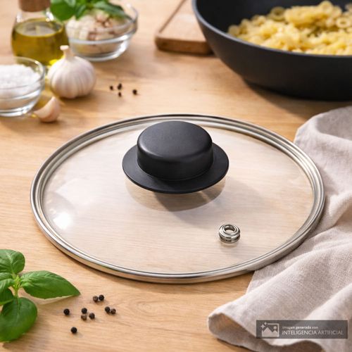Tapadera de vidrio para sartenes/ollas 18 cm