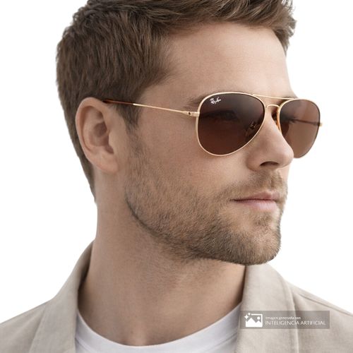 Lentes de sol aviador para hombre Ray Ban