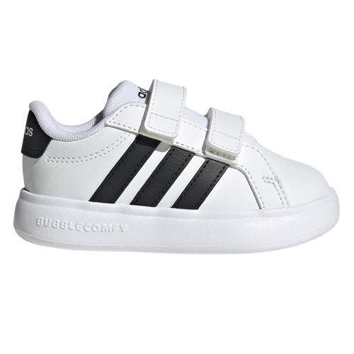 Zapato Adidas Grand Court 3.0 Bubble deportivo casual blanco para niño bebé