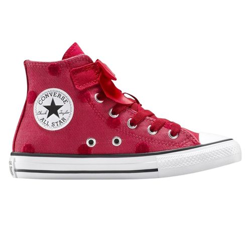 Zapato Converse Chuck Taylor All Star Polka Dots & Bow Easy on rojo para niña