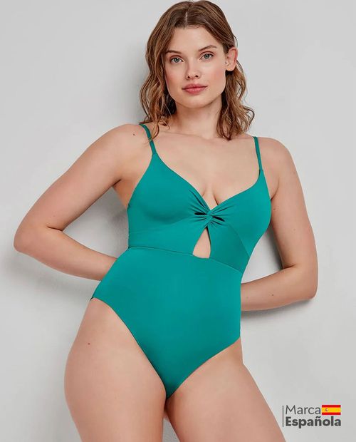 Traje de baño Gisela verde para mujer