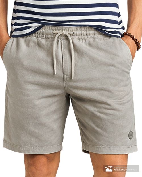 Short casual Orange verde sólido para hombre