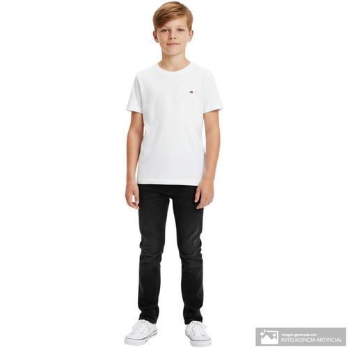 Camiseta blanca Tommy Hilfiger para niño