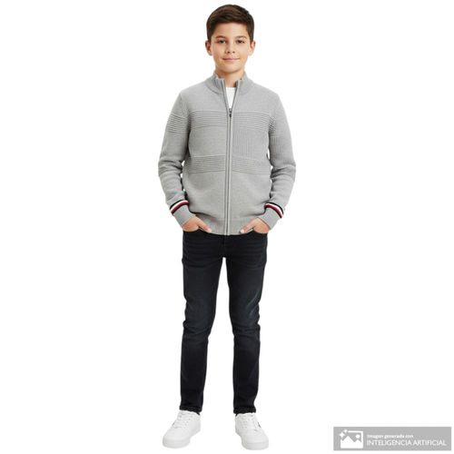 Suéter gris Tommy Hilfiger para niño