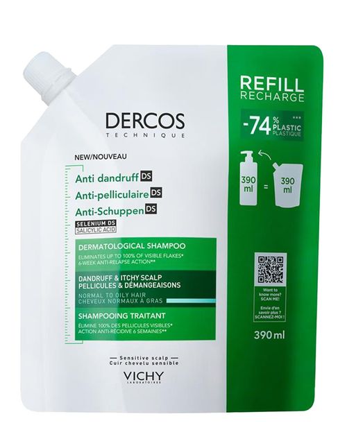 Vichy Dercos Refill Shampoo Anti Caspa 390ml
