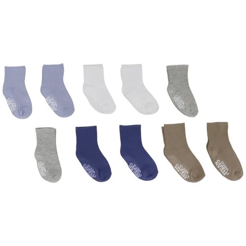 Set de 10 pares de calcetines multicolor lisos para niño