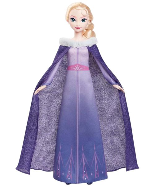 Muñeca Elsa Frozen festival de invierno con vestido y capa desmontable
