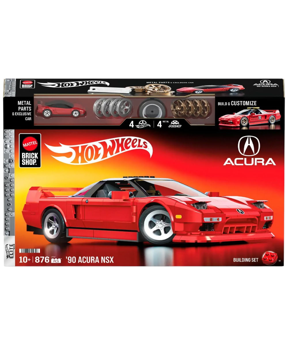 ビ*ル様 HTJ-WORKS HWS-100AS Mattel Brick Shop Hot Wheels '90 Acura NSX Juguete de construcción