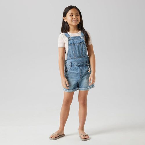 Overol azul denim para niña