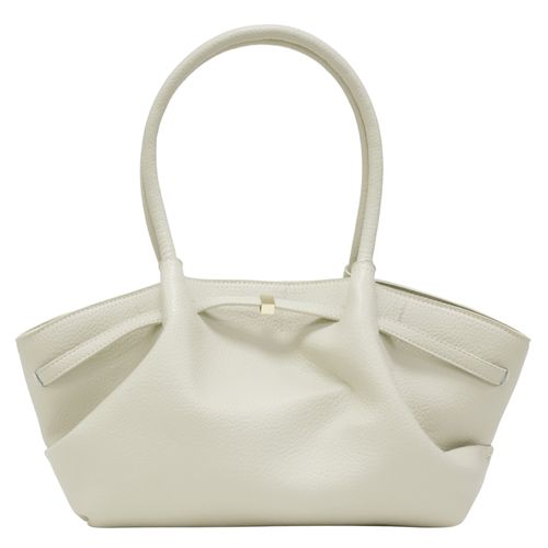 Cartera satchel Sabrina color beige para mujer