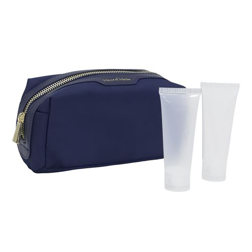 Cosmetiquera House Of Harlow color azul para mujer