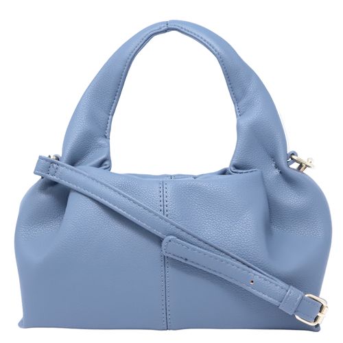 Cartera satchel Sabrina color azul para mujer