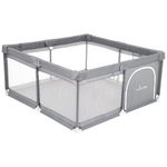 Corral de entretenimiento pelotero celeste para bebé-1748529055121