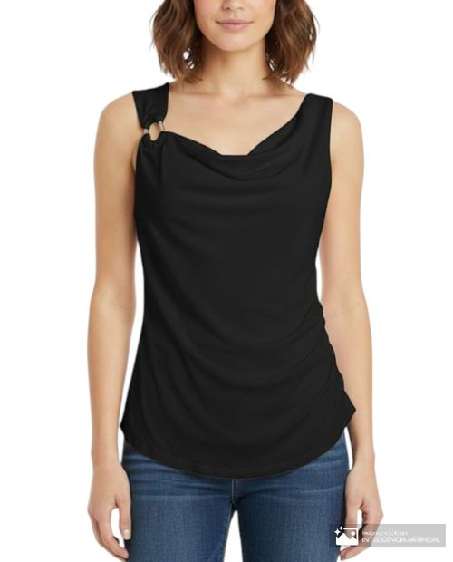 Blusa Madden Girl casual sin mangas para mujer