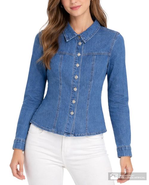 Chaqueta Sabrina azul para mujer