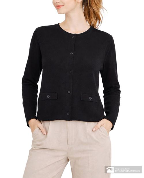 Suéter Nicolle cárdigan negro para mujer