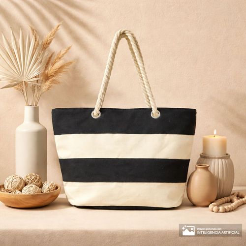 Cartera tote Sabrina bicolor para mujer