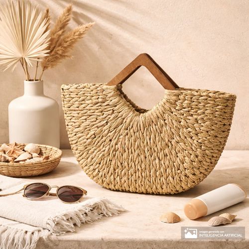 Cartera satchel Sabrina café para mujer