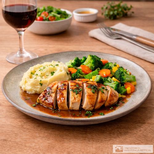 Plato de cerámica Detalles 28 cm