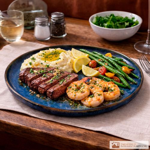 Plato plano de cerámica Detalles 21 cm