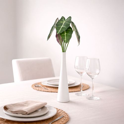 Hojas de alocasia artificial 35 cm