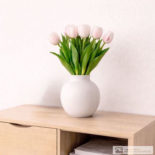 Ramo de tulipanes artificiales color surtido 32 cm