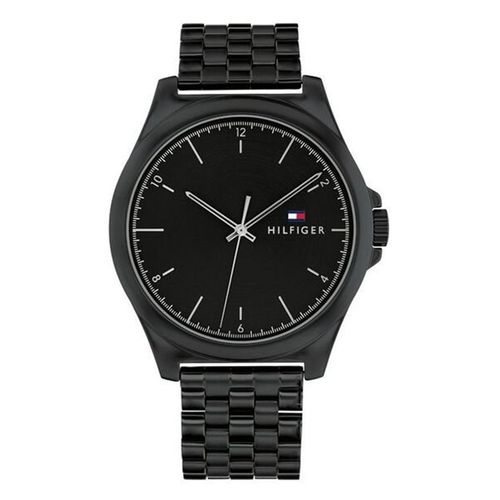 Reloj Tommy Hilfiger Hilfiger análogo de acero inoxidable negro para hombre