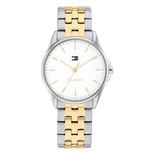 Reloj Tommy Hilfiger análogo de acero inoxidable bicolor para mujer